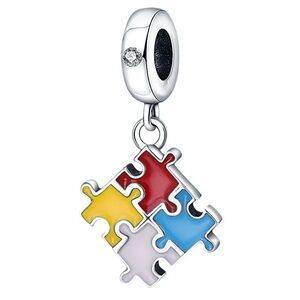 Puzzle Piece Charm Pendant